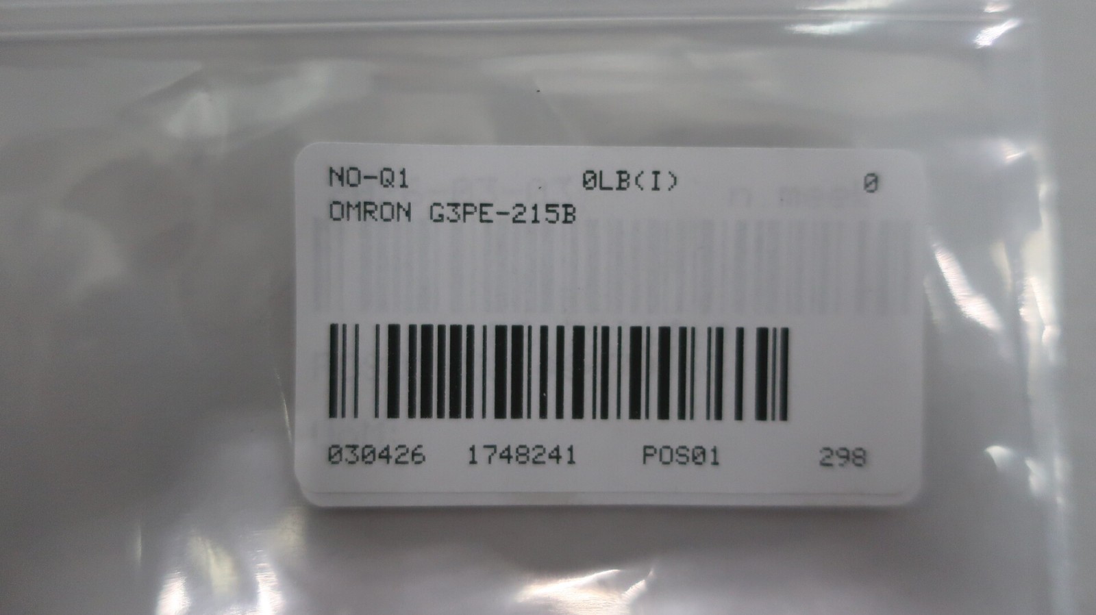 Omron G3PE-215B Solid State Relay 15a Amp 12-24v-dc
