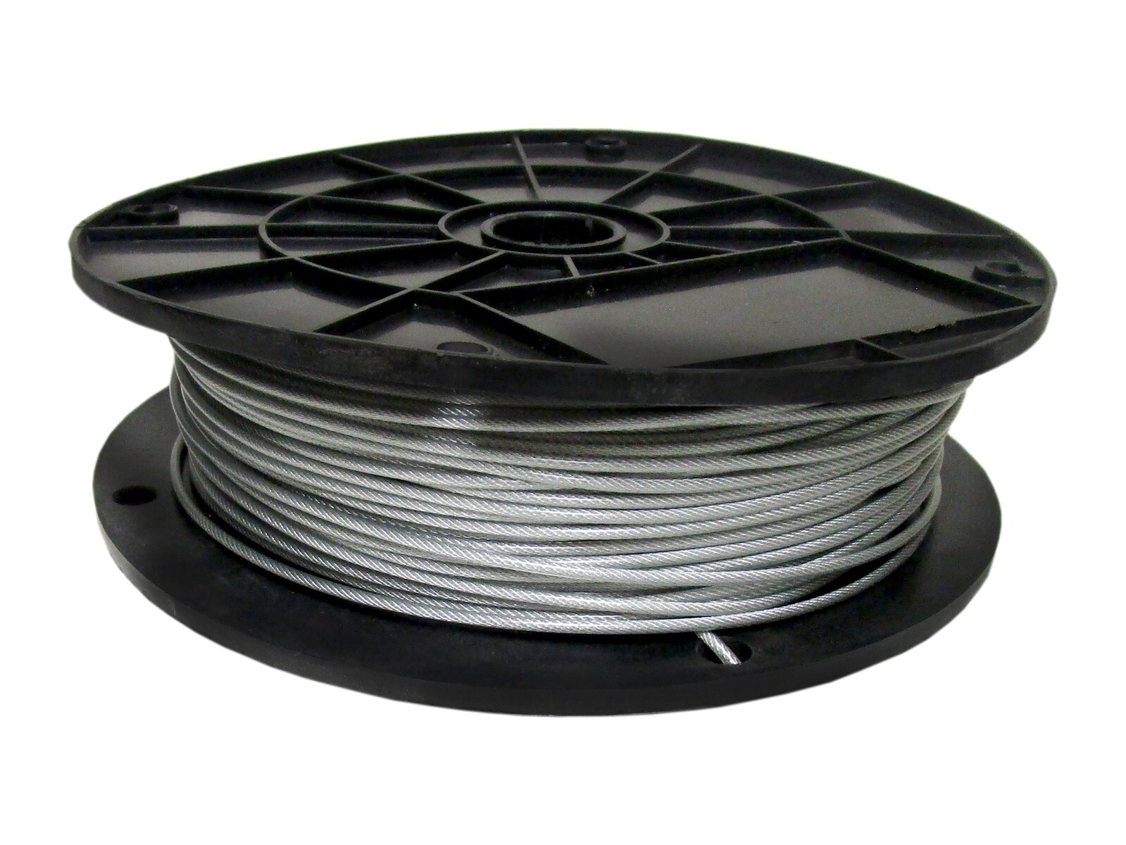 Vinyl Coated Wire Rope 3/16 – 1/4 Cable Rail 7×19 Lead Cable Rigging (Bulk)