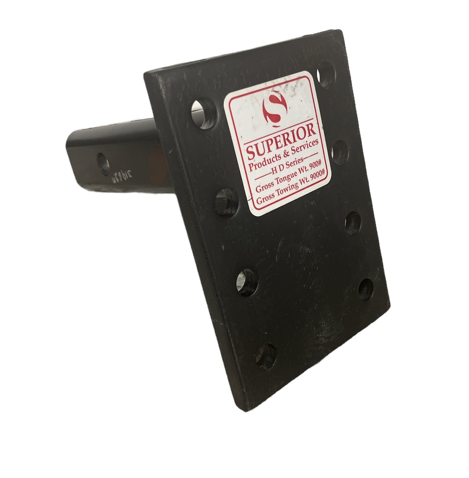 PM6990 Redneck Receiver Pintle Mount, 9,000 lb Capacity, 8 Hole, 8″ Shank