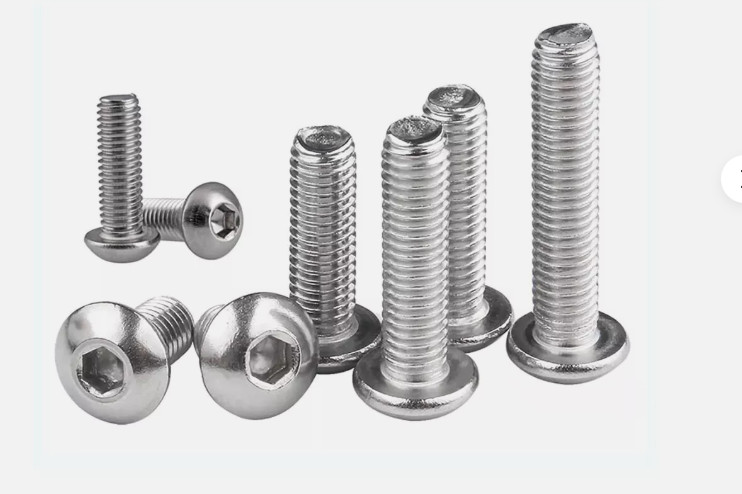 M6X10,12,13,15,40,45mm Button Head Socket Cap Screw Allen Hex Drive Stainless