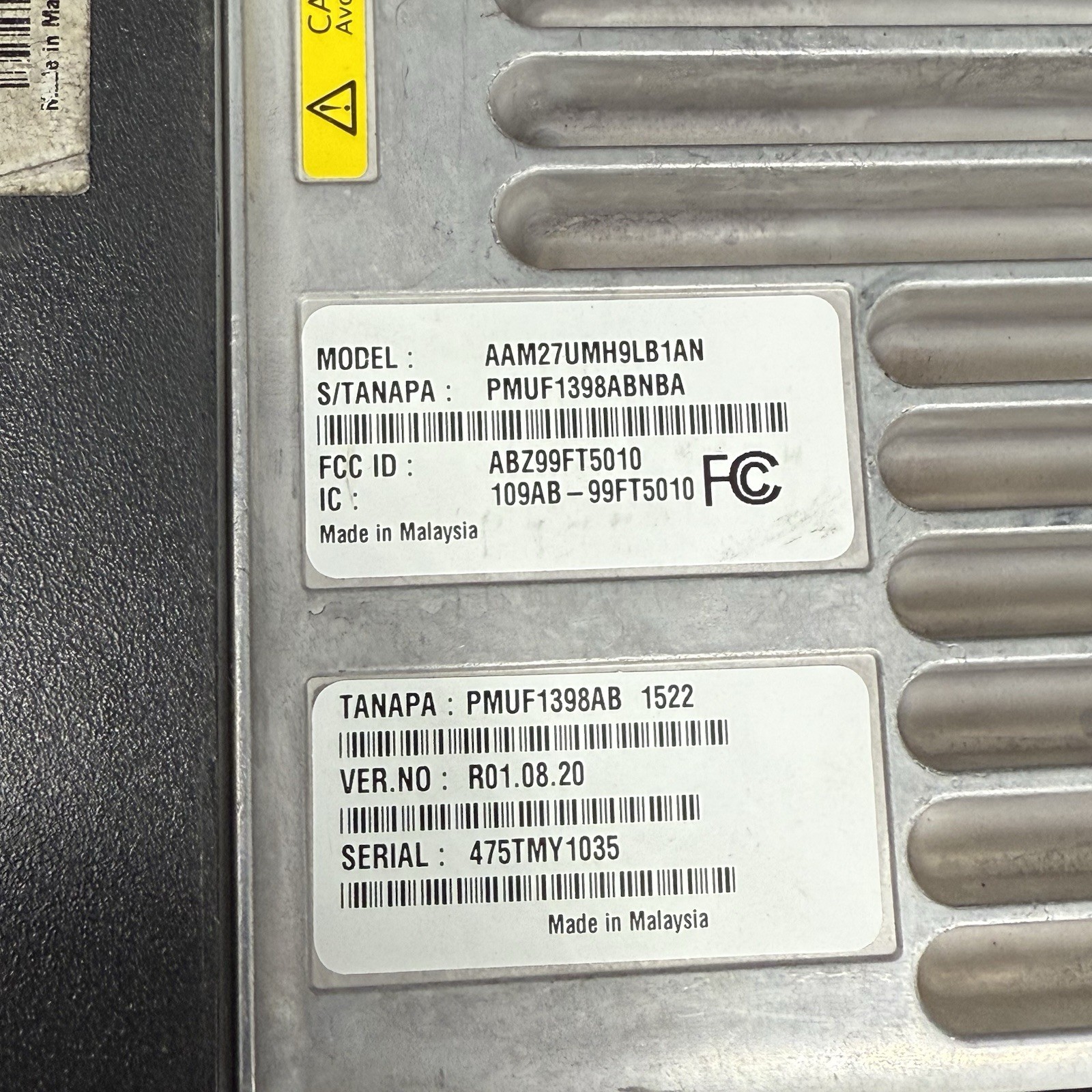 MOTOROLA SOLUTIONS AAM27UMH9LB1AN / AAM27UMH9LB1AN (USED TESTED)