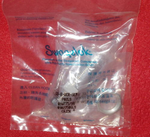 Swagelok SS 1/2″ VCR Bulkhead Union, SS-8-VCR-61P