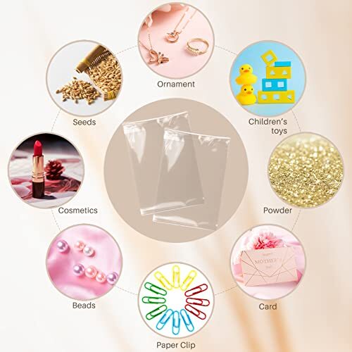 Pack of 200, Acid-Free Crystal Clear Sleeves Storage Bags for Photo Prints
