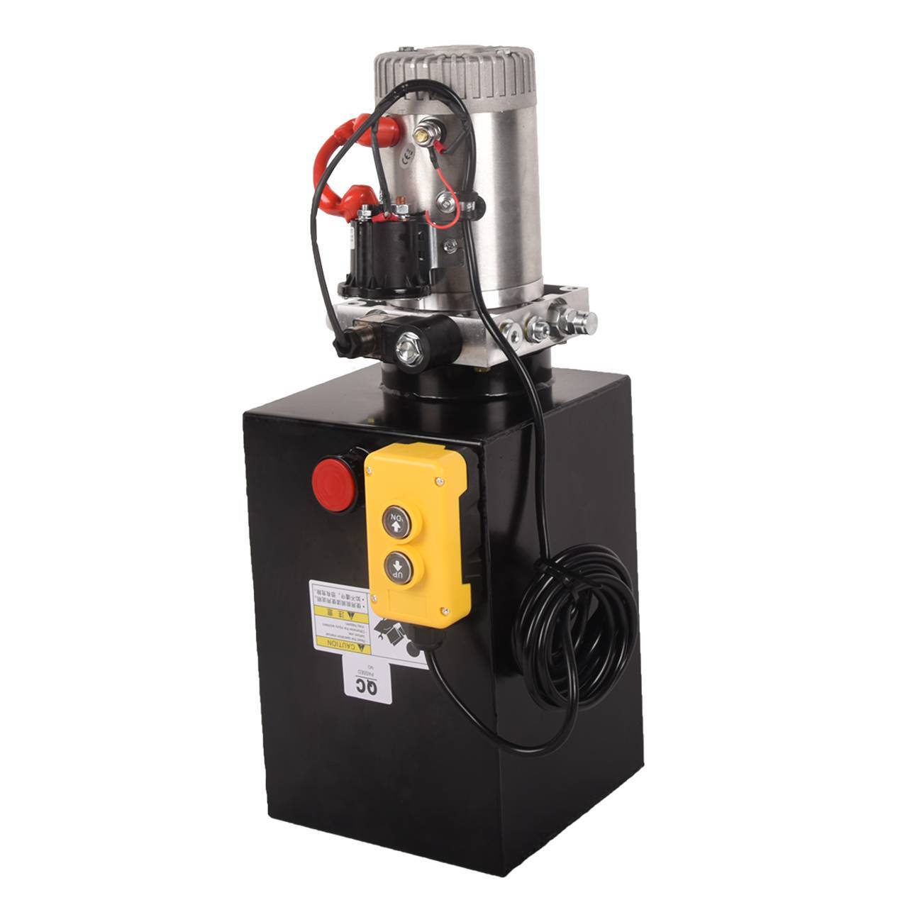 13 Quart Hydraulic Pump 3200PSI Single Acting Metal Reservoir Dump Trailer