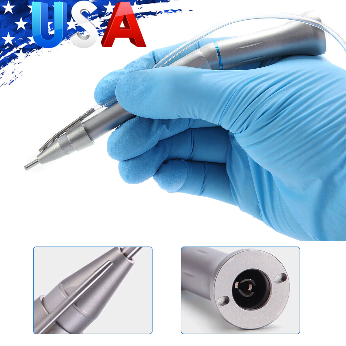 LED Fiber Optic Yabangbang E-generator Dental Handpiece High Speed 4/2Hole -CN