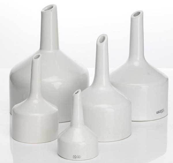40mm – 200mm Ceramic Buchner Funnel Porcelain Chemistry Porous Filter Funnels