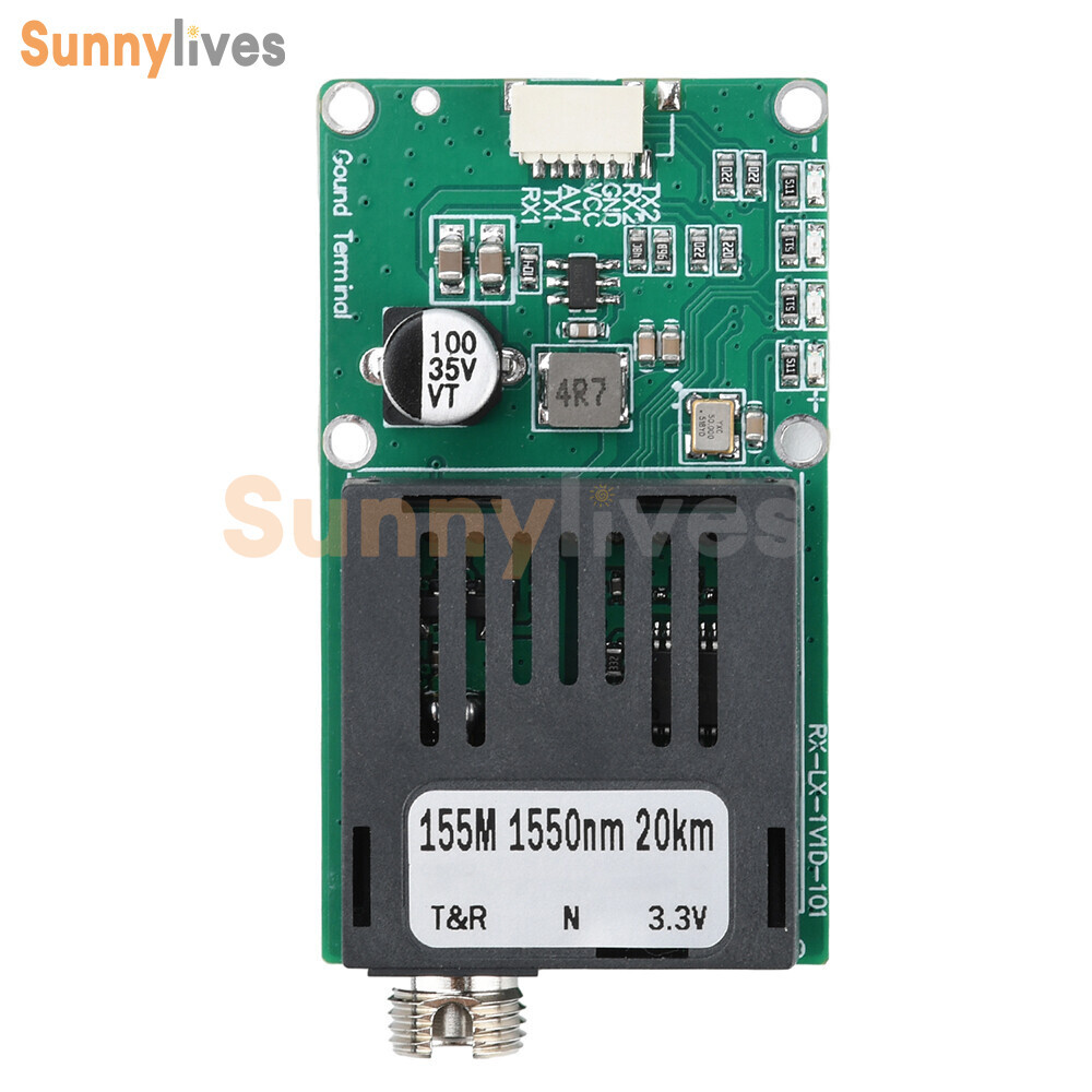 TTL Optical Transceiver Module TTL to Fiber Module FC RX/TX/AV/VCC/GND for Drone