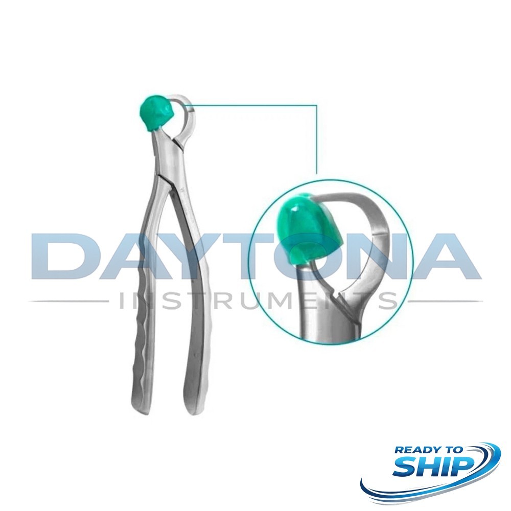 Dental Extraction Physics Forceps Standard Series Set of 4 Pcs with Bumpers