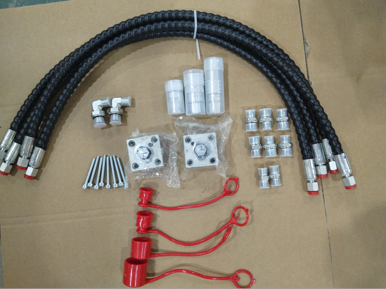 Three-Way Diverter Valve Kit for 1-2 Ton Mini Excavators AGT Diggit Eingp Miva