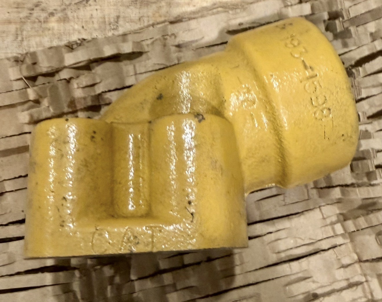 OEM Caterpillar 193-1598 Fuel Adapter Elbow – CAT Fast Fill Fuel System