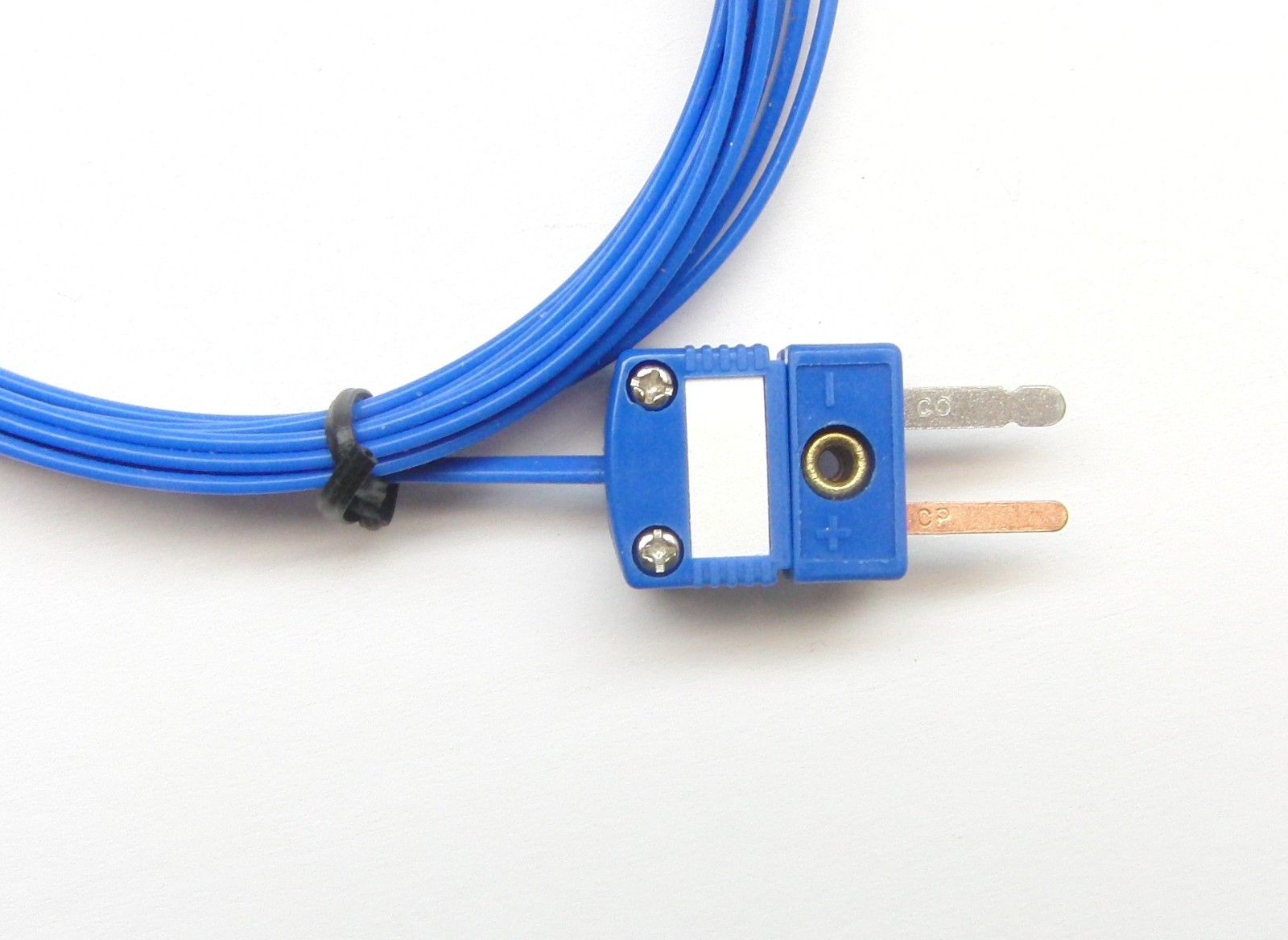 T-type Thermocouple AWG 24 High Temperature PFA Fluoropolymer Insulation 3meters