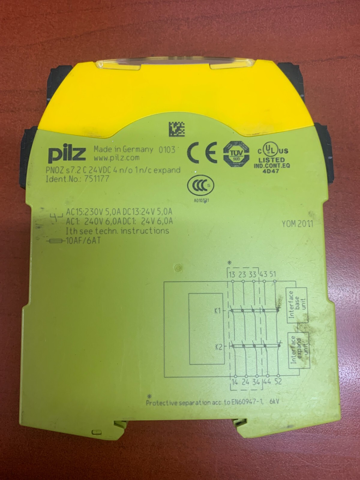 PILZ PNOZ s7.2 751177 In Excellent Condition