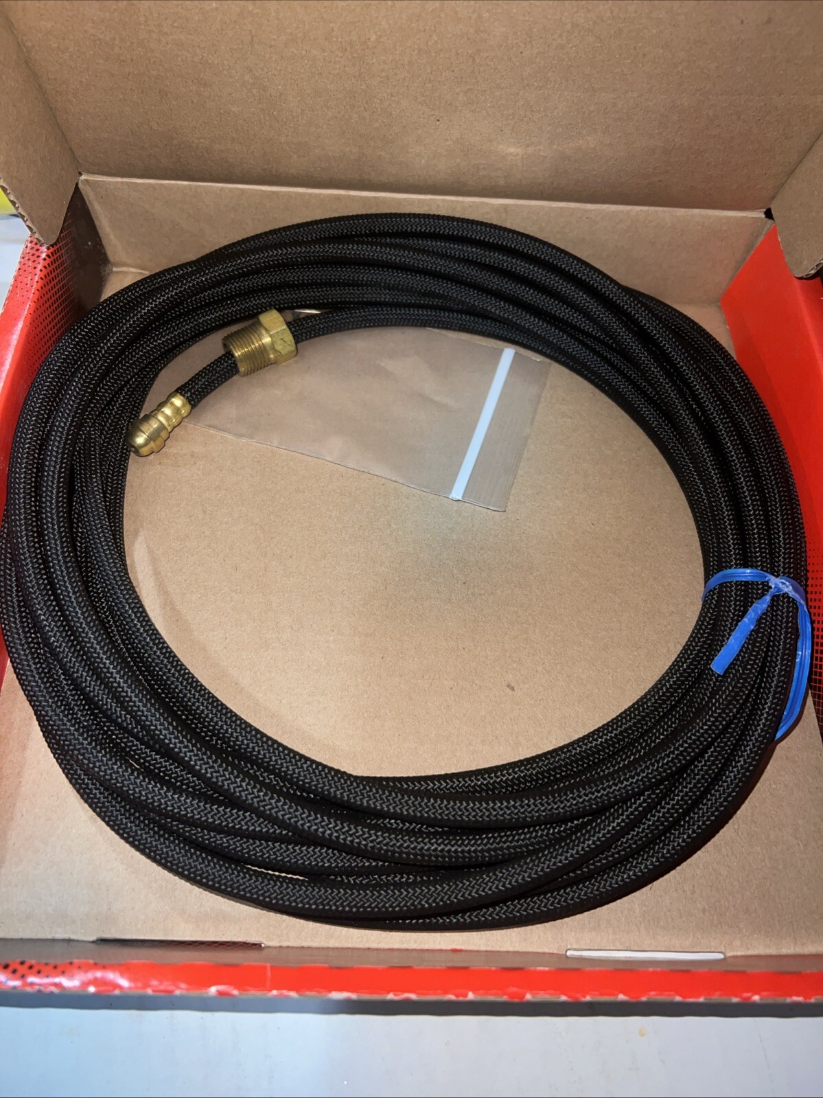 WeldCRAFT 41V30R Gas Hose 25 ft. (7.6M) Braided Rubber TIG ARGON