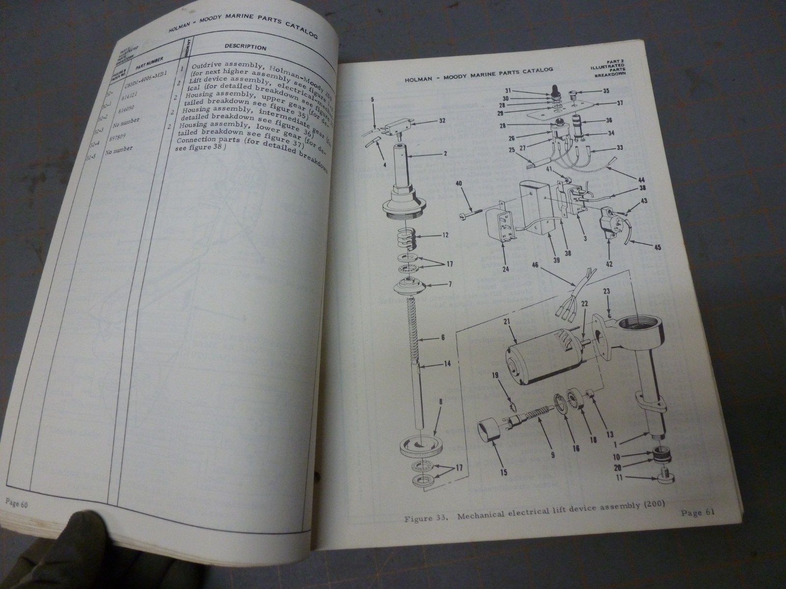 Genuine Holman Moody Illustrated Parts Catalog 289 302 351 200 250 270 Outdrives