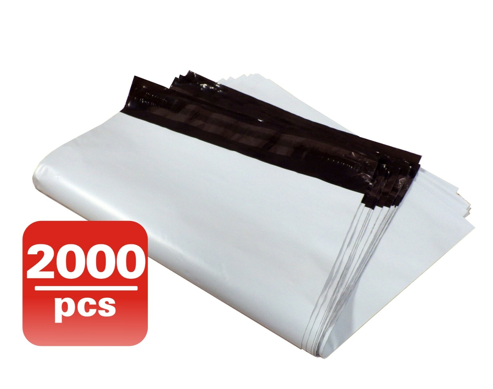 Yens® 2000 #M1 WHITE POLY MAILERS ENVELOPES Self Sealing BAGS 6 x 9 2000M1