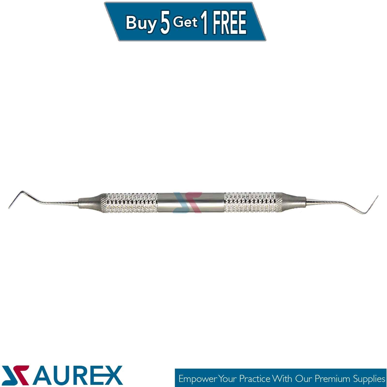 Offset Enamel Hatchet Chisel Double-Ended Dental Instrument