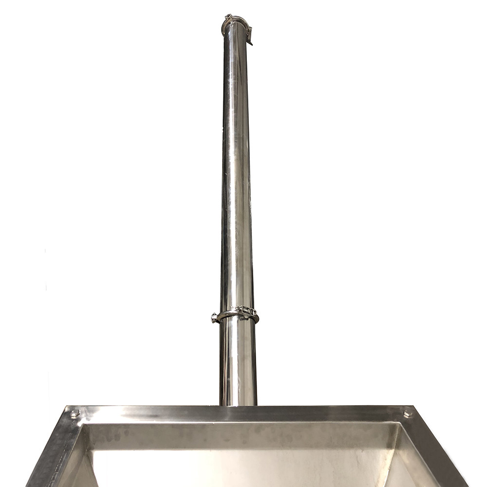 Flour Screw Feeding Vibrating Hopper Inclined Conveyor Machine Auger Feeder CE