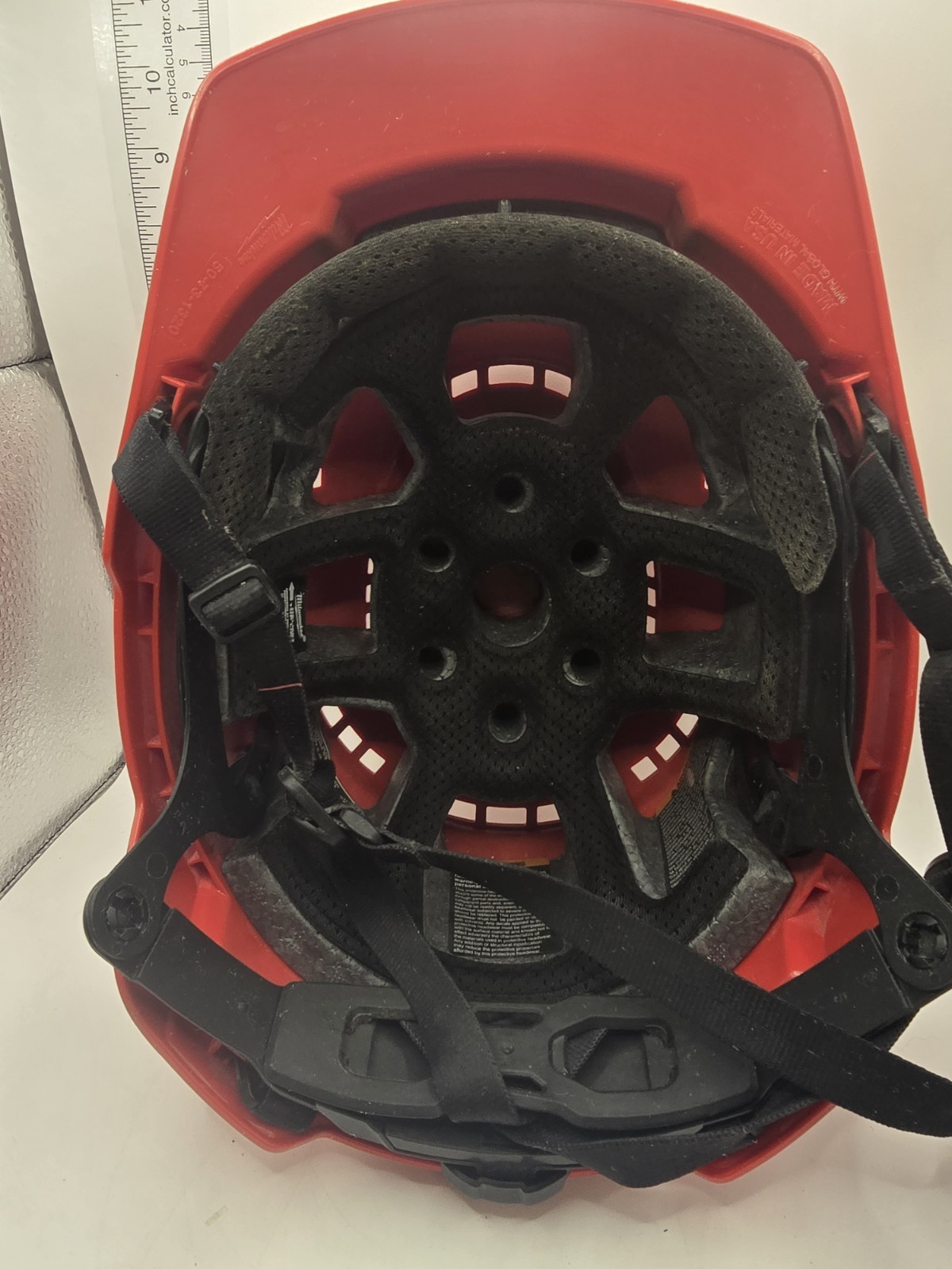 BOLT Red Type 2 Class C Front Brim Vented Safety Helmet with IMPACT-ARMOR Liner