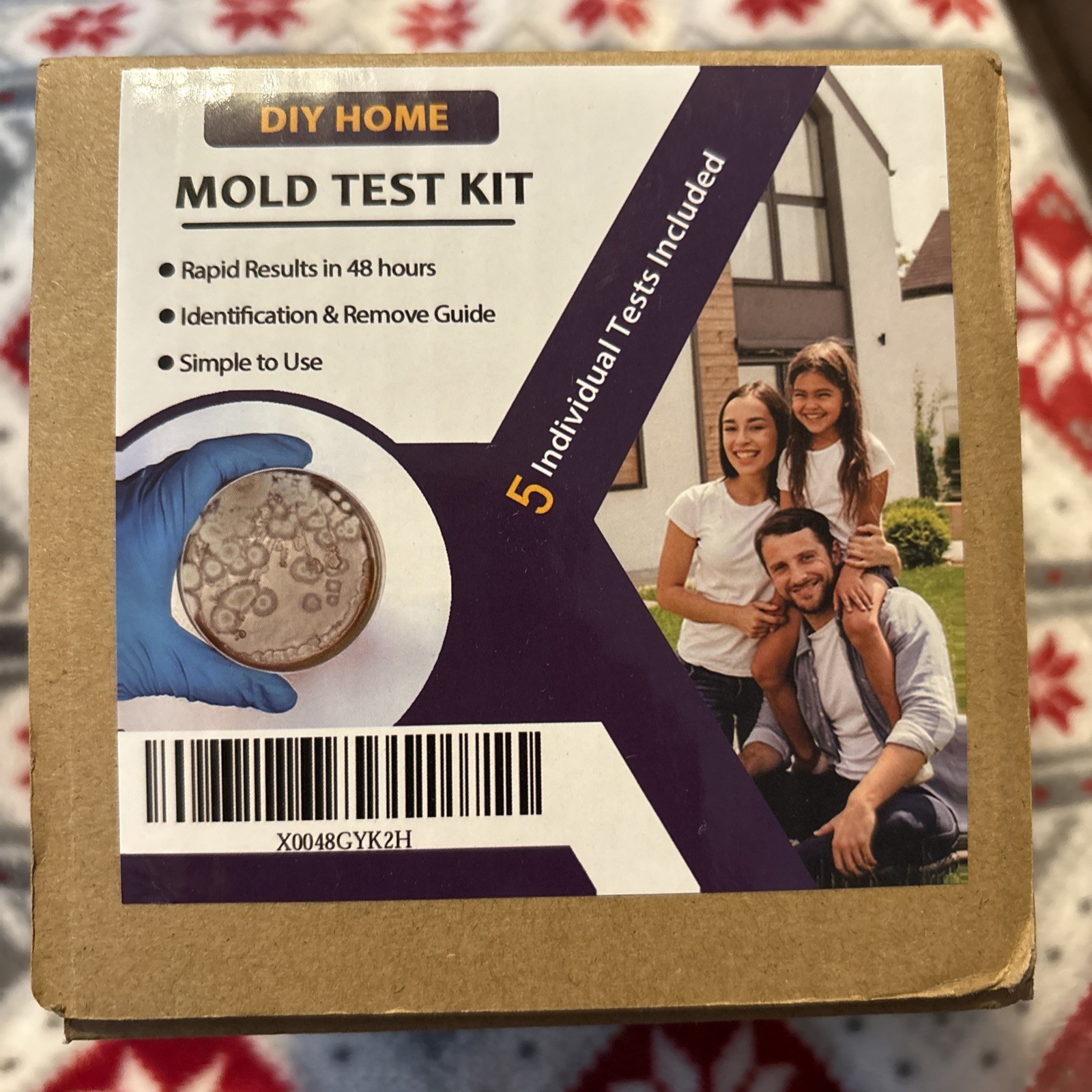 Mold Test Kit for Home DIY Mold Detector W/5 Simple Detection Tests (FREE SHIP)
