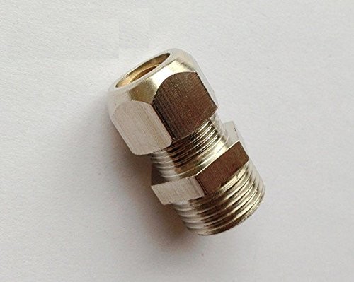 Compression 5/32″ or 4mm Tube Tubing OD x 1/8″ NPT Male Pipe Brass