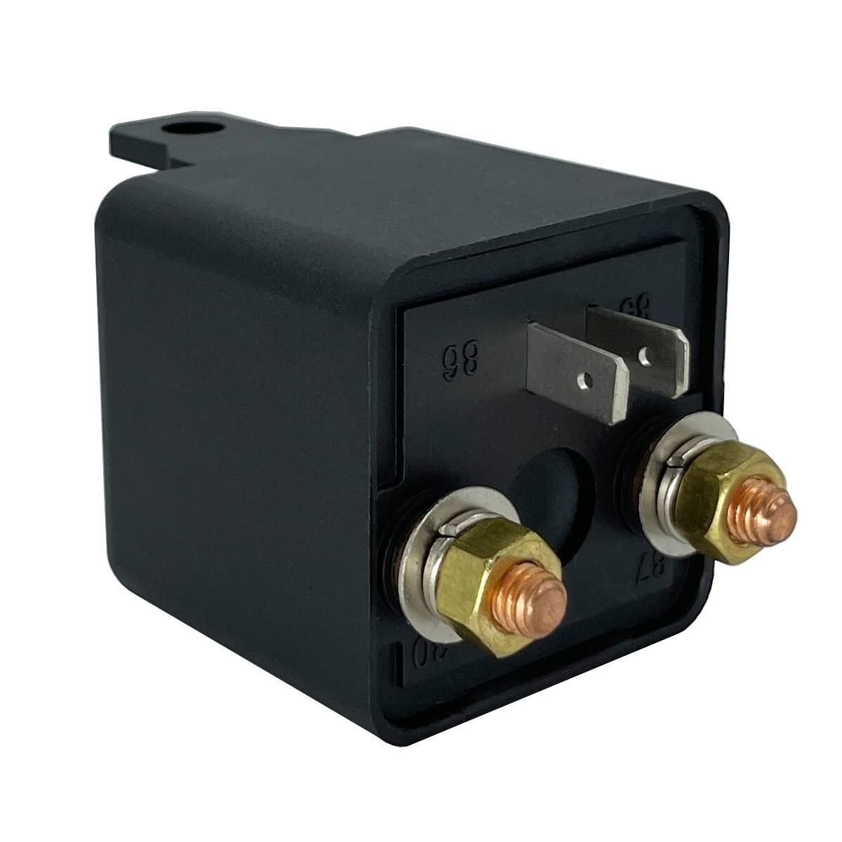 Heavy-Duty 200A 12V Relay with Overload Protection – SPST 4-Pin Terminal