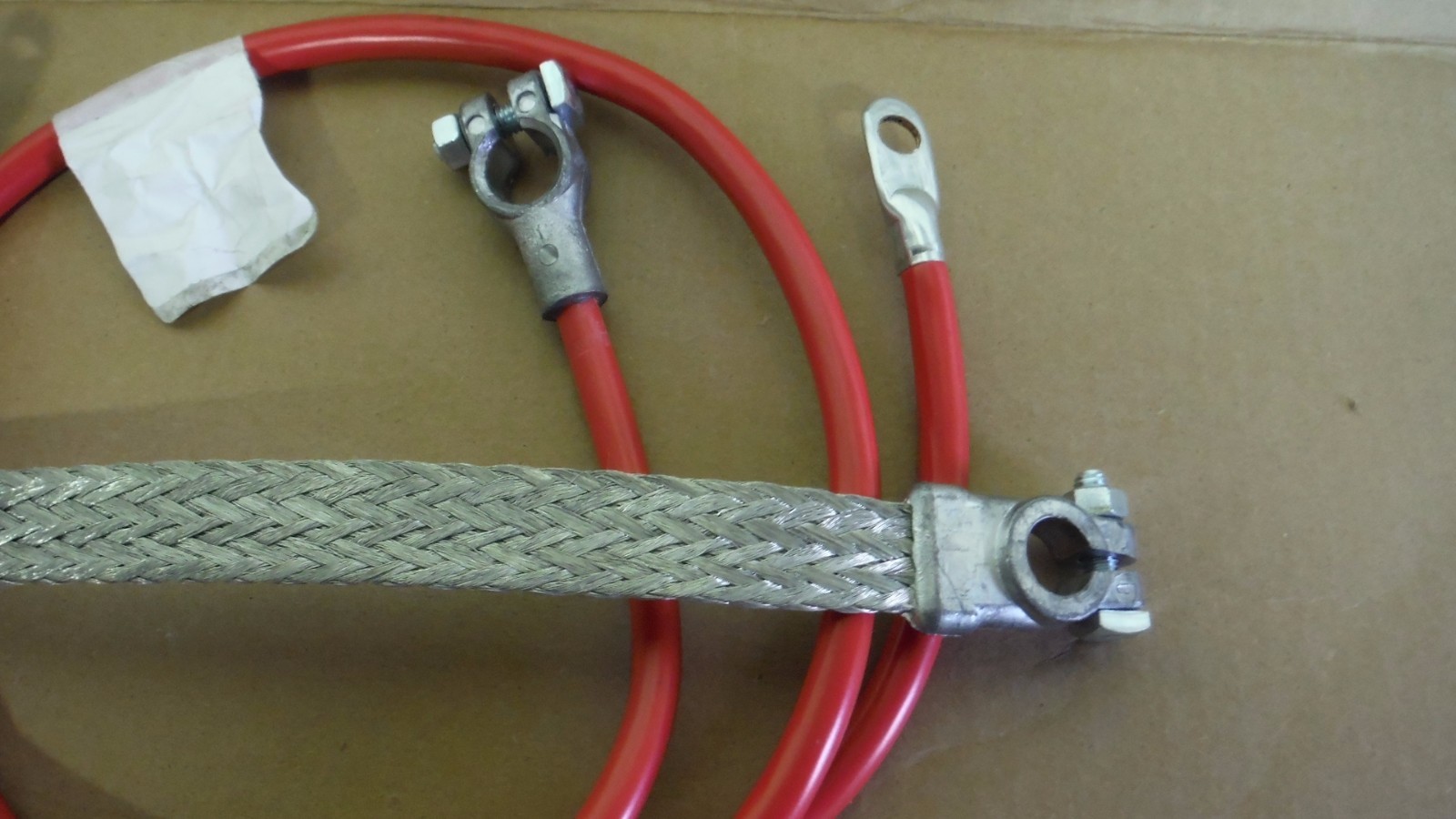 FARMALL M, MV, EARLY SUPER M BATTERY CABLE SET. 3 CABLES. #2 GAUGE SEE DETAILS
