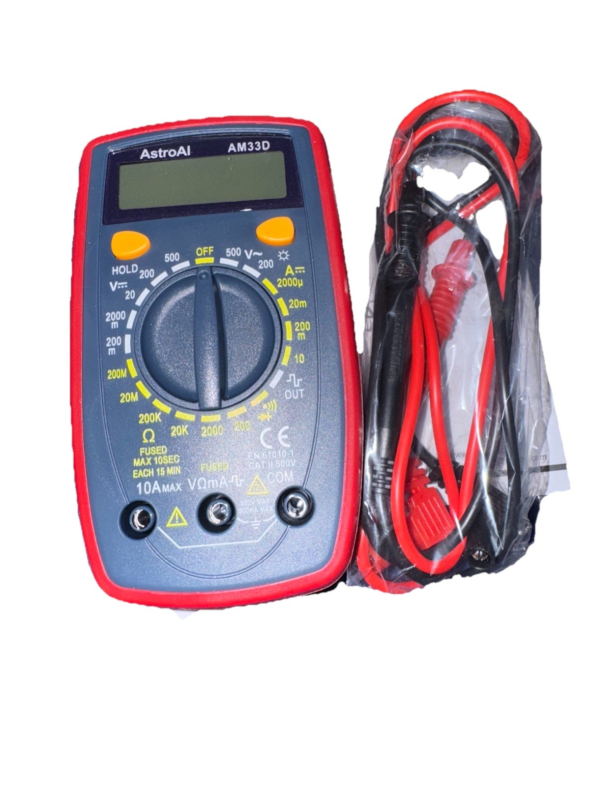 AstroAI Digital Meter Multimeter AM33D New In Box And Instructions