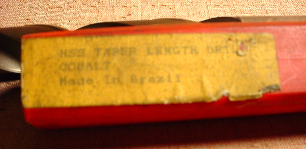 SKF & Dormer Tools HSS Taper Length Cobalt ¾ Inch Drill Bit – Brazil – In Case