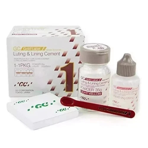 GC Gold Label Fuji 1 Radiopaque Luting & Lining Glass Ionomer Cement Free Ship