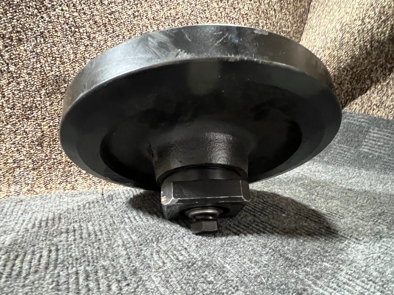 Rear Idler Roller 2″ Roller Width 3.5″ Roller to Edge 3.85″ Center Lip to Roller
