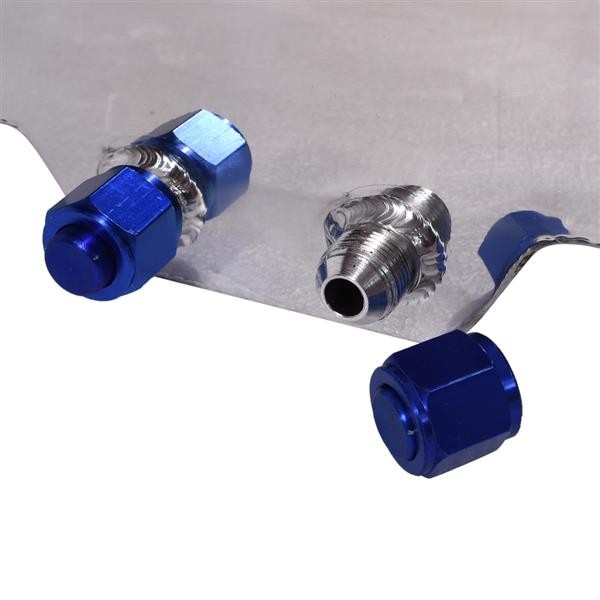 20 Gallon 80L Universal Aluminum Fuel Tank Oil Level Sensor Silver