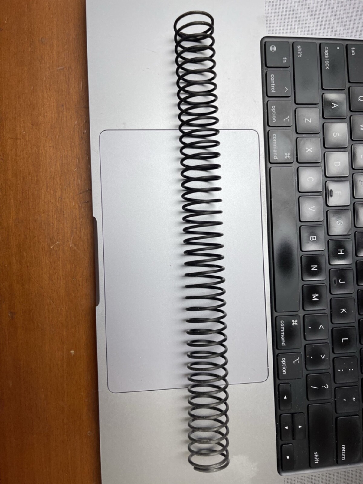 Compressed Spring 10″ Length 0.07″ Wire OD 0.945″ OD 39.5 coils, 38 Active coils