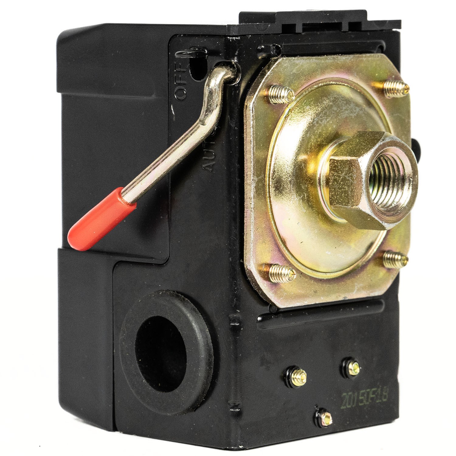 Single Port 95-125 PSI Air Compressor Pressure Switch Control 1/4″ NPT 12 Amp