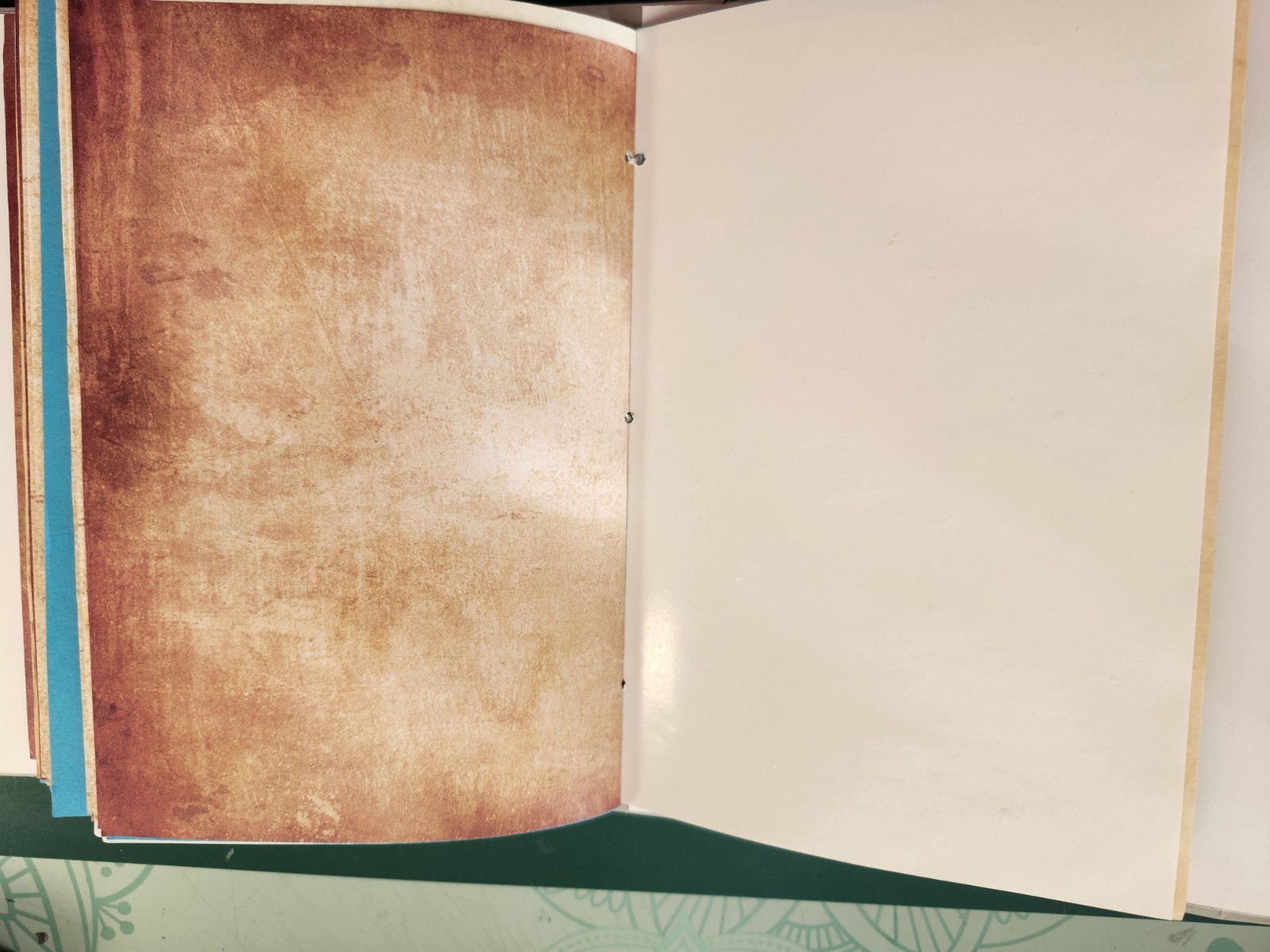 Handmade XL BLANK NAKED JUNK JOURNAL 200pgs! 9x6x3.25