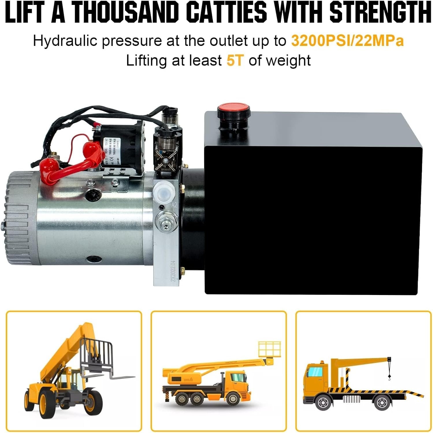 Durable Hydraulic Power Unit 10 Quart Above Ground for Various Applications