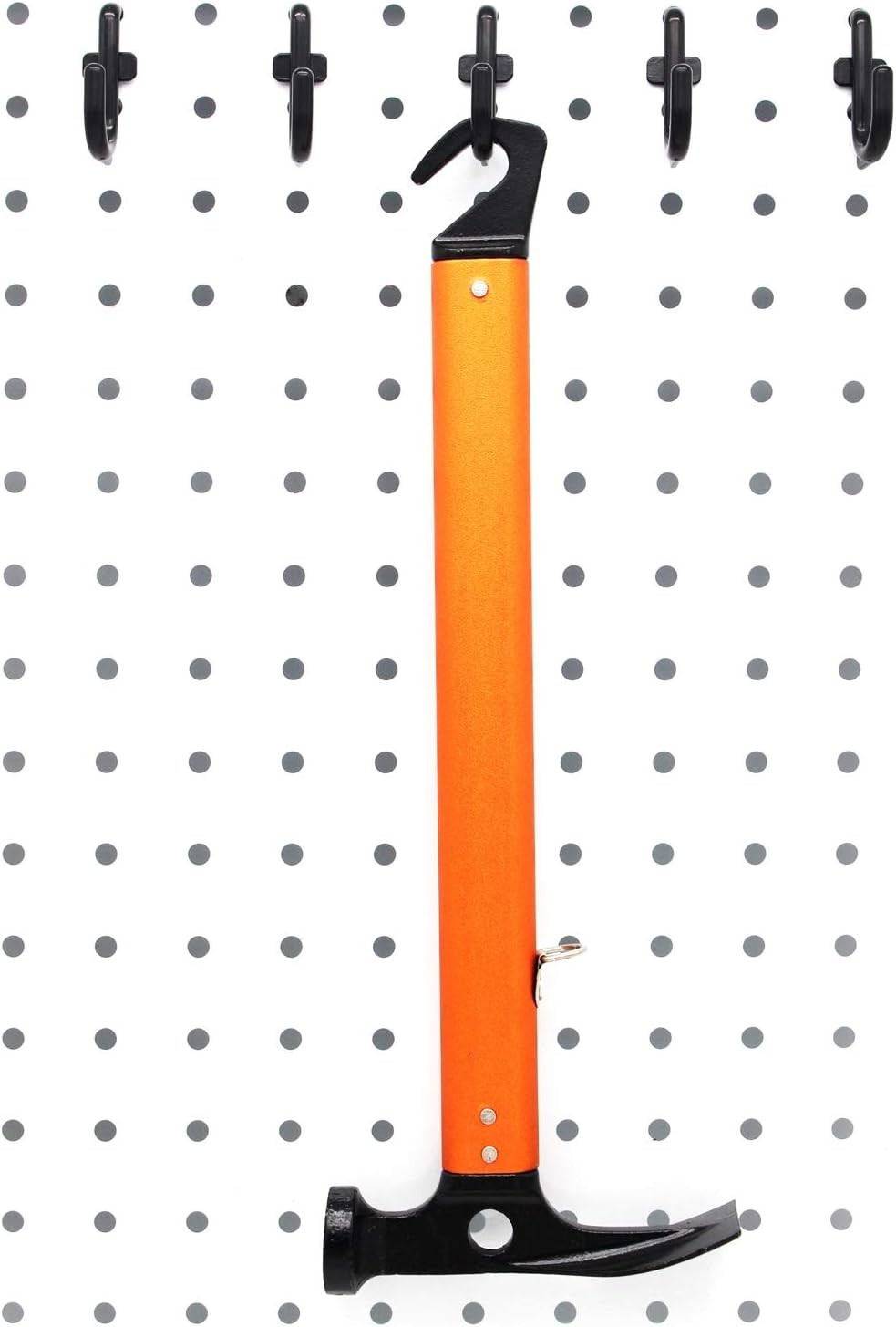 Smooth-Edge 100PC Pegboard Hooks – Easy Install with Black Powder-Coated Finish