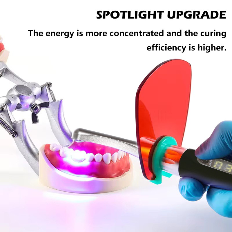 For Woodpeck Dental Wireless Curing Light 1 Second Cur LED Lamp 2500mw/cm²