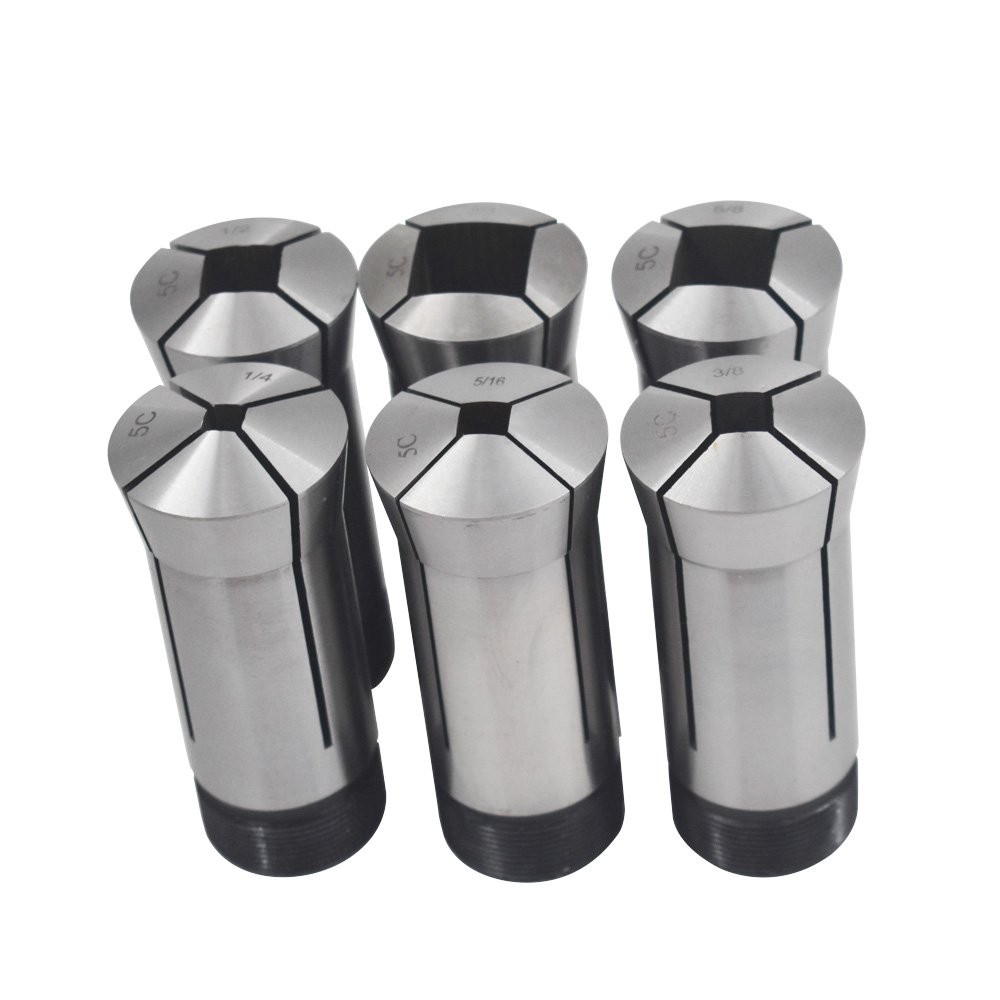 6 Pack 5C Square Collet Set 1/4″,5/16″,3/8″,1/2″,5/8″,3/4″