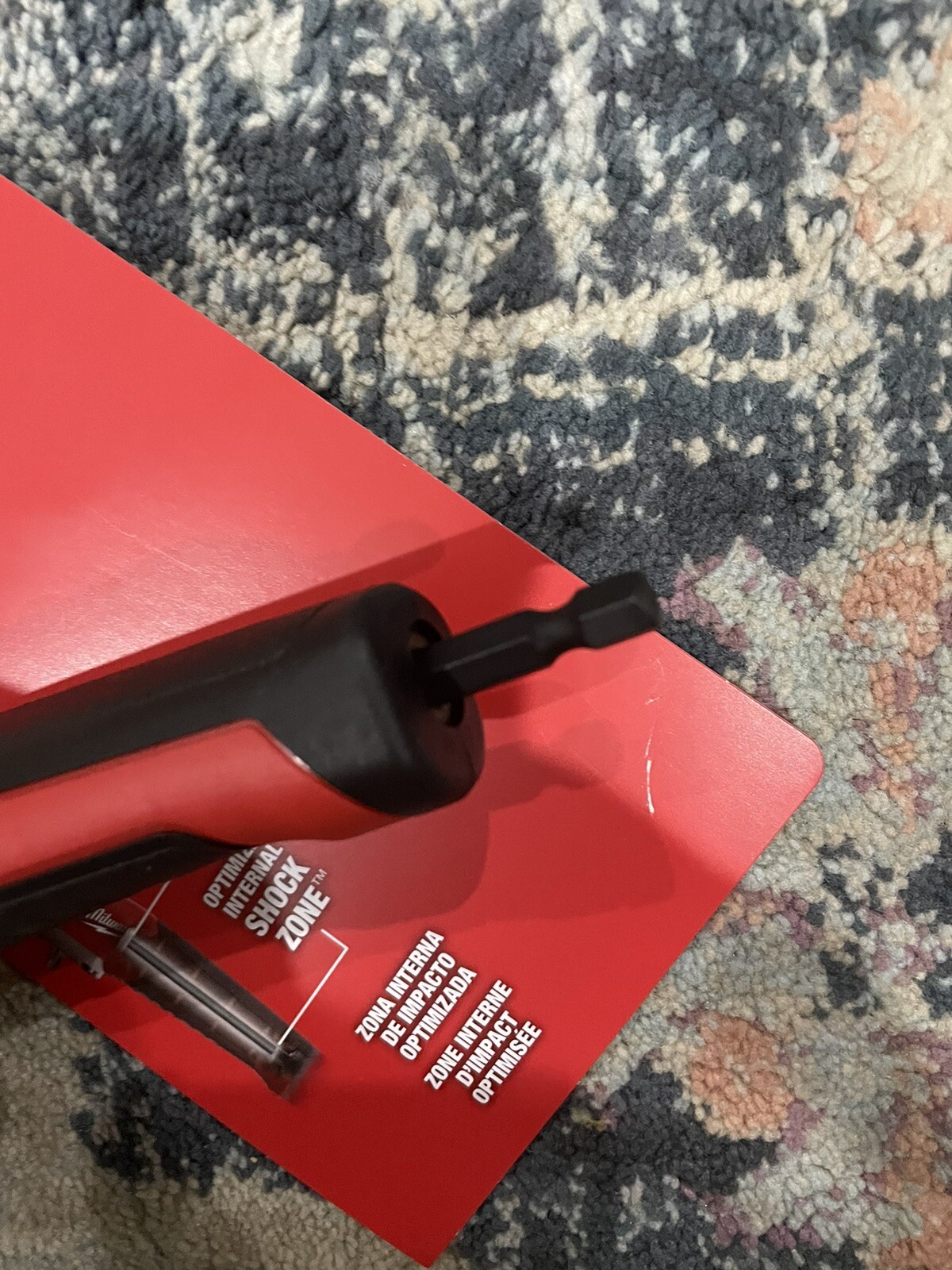 New Milwaukee SHOCKWAVE Impact Right Angle Adapter w/ Optimized Shockzone