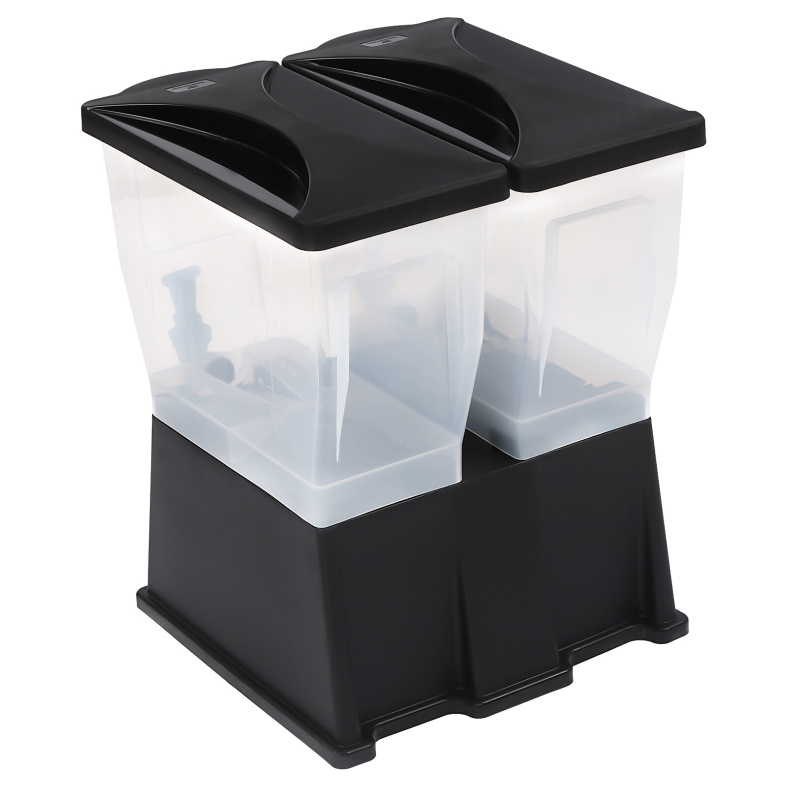 5.81 Gallon Beverage Dispenser Commercial Drink Dispenser 22L Double Tank Juice