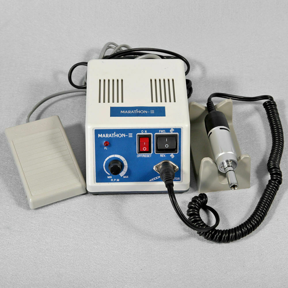 Dental Lab Marathon Electric Micromotor Polishing Unit + 35K rpm Motor Handpiece