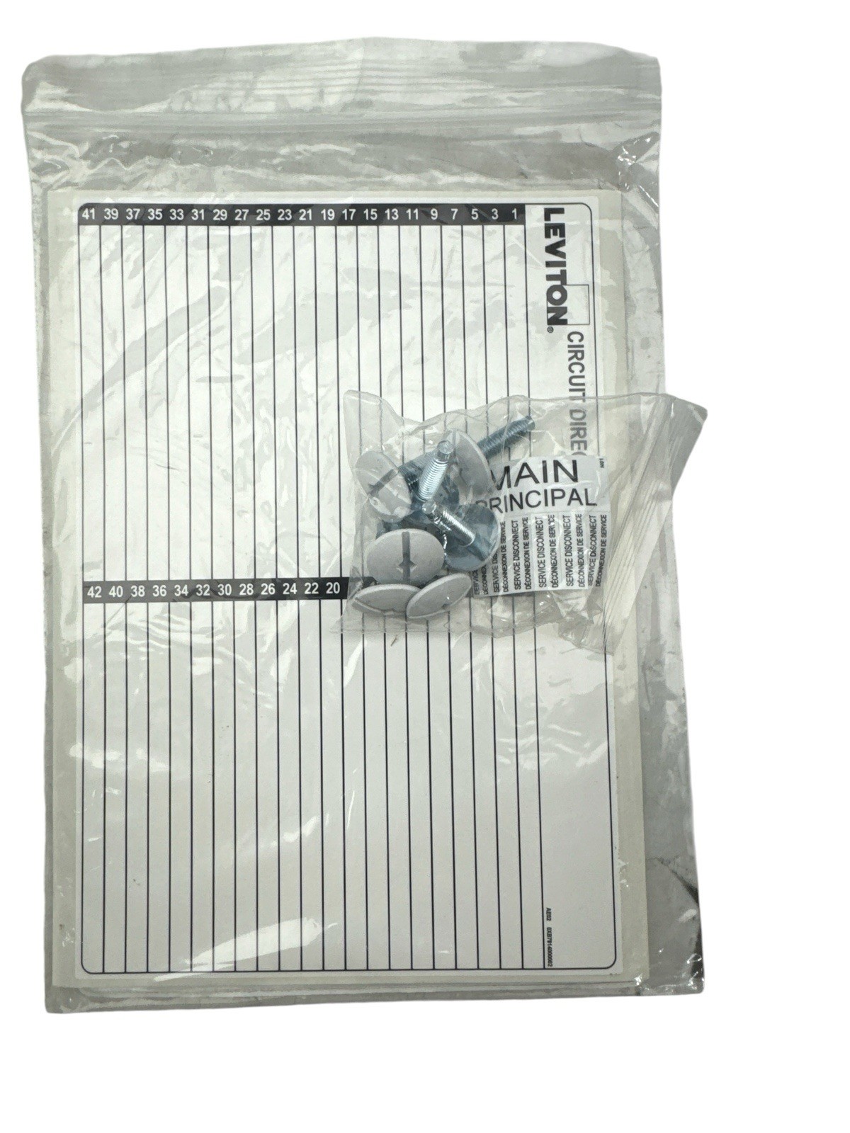 Leviton 42 Space Indoor Load Center Cover and Door with Window LDC42-W White New