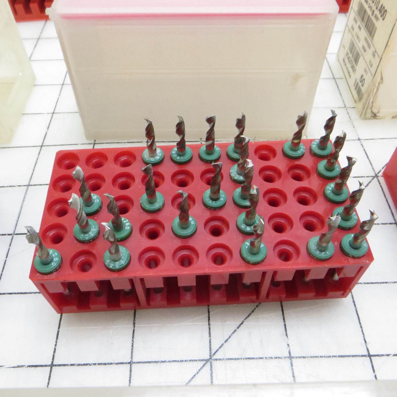 1/8″ Shank Precision PCB CNC Drill / Router Bits Mixed Lot of 560 Thicker Gauges
