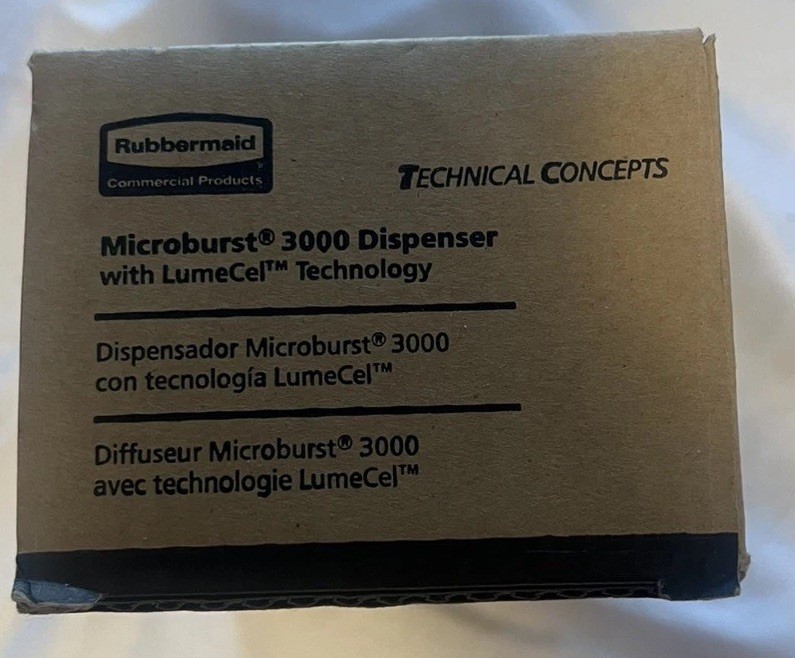 Rubbermaid Microburst 3000 Dispenser with LumeCel Technology, Air Dispenser
