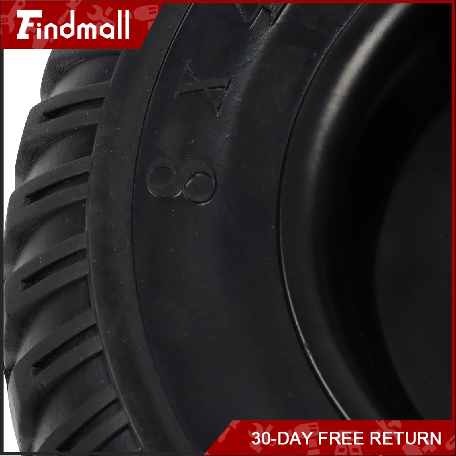 Findmall 2 Pcs Heavy Duty 8″ Gate Wheel For Metal Tube Gate 400Lbs Rubber Wheel