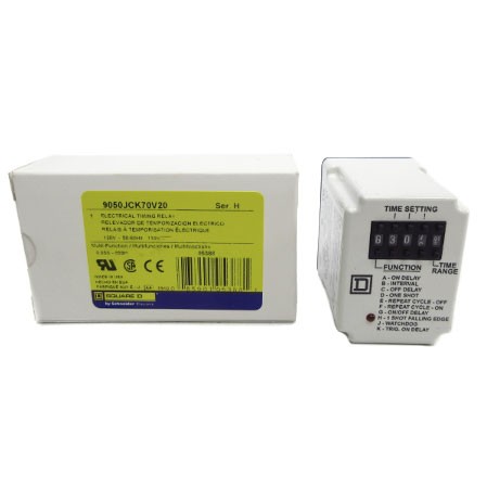 SQUARE D 9050JCK70V20 SER. H 110/120V 10A 0.05S-999H NSMP