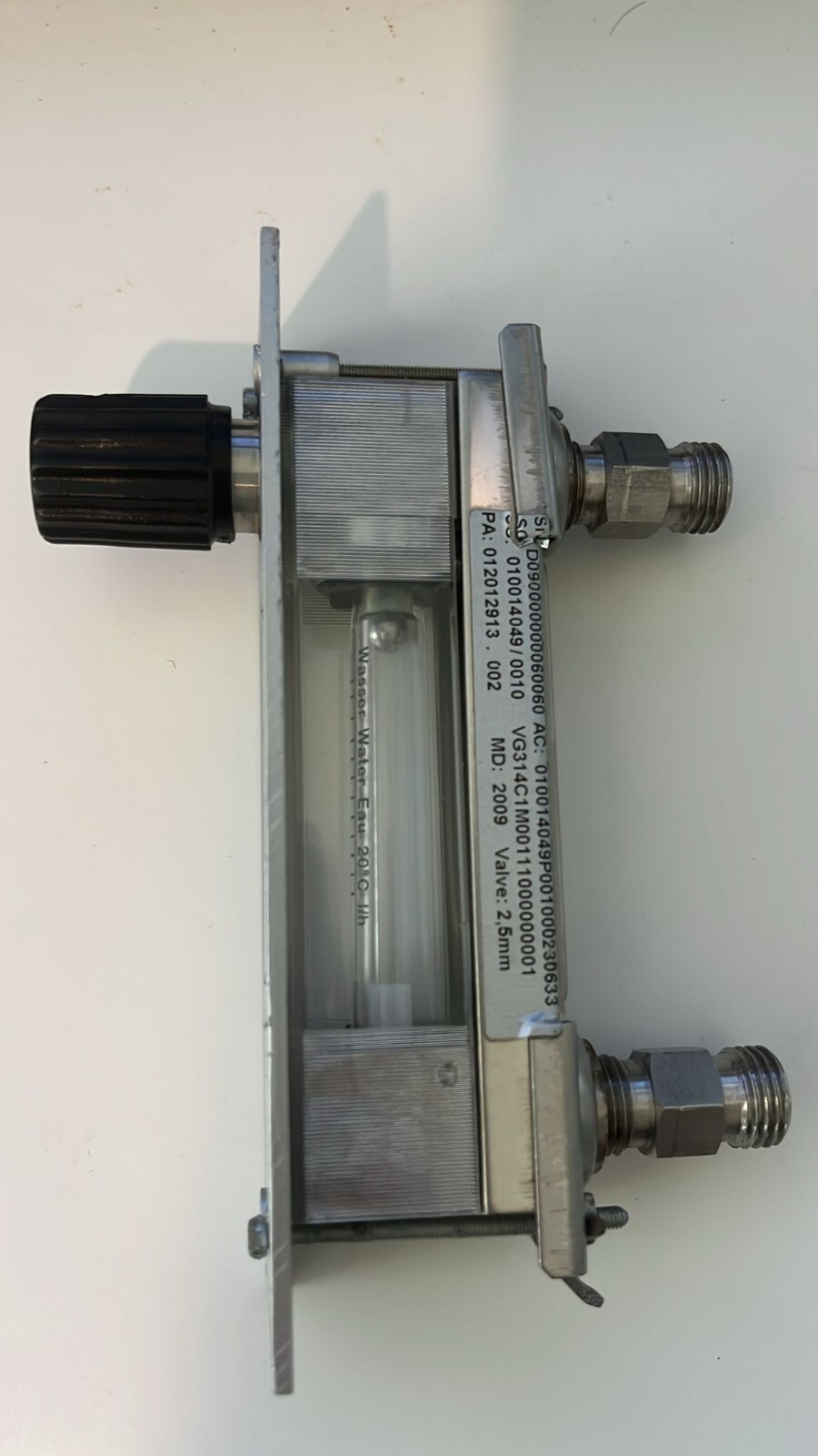 Krohne DK46N Rotameter Flow Meter 250L/min