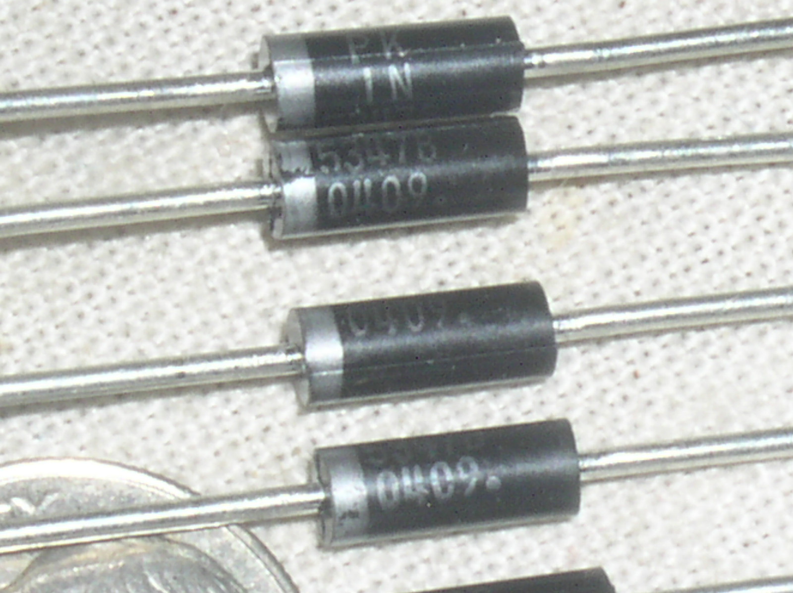 10 NEW ON-SEMI 1N5347B 1N5347 ZENER REFERENCE DIODE 10V 10 V VOLT 5W DO-15 USA