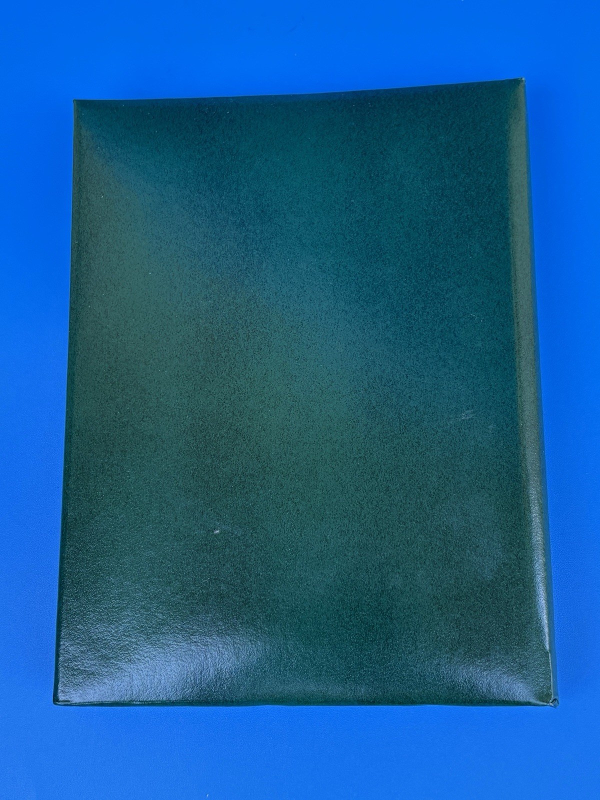True Vintage 20th Century Addresses Phonebook Planner Dark Green Unused Memo