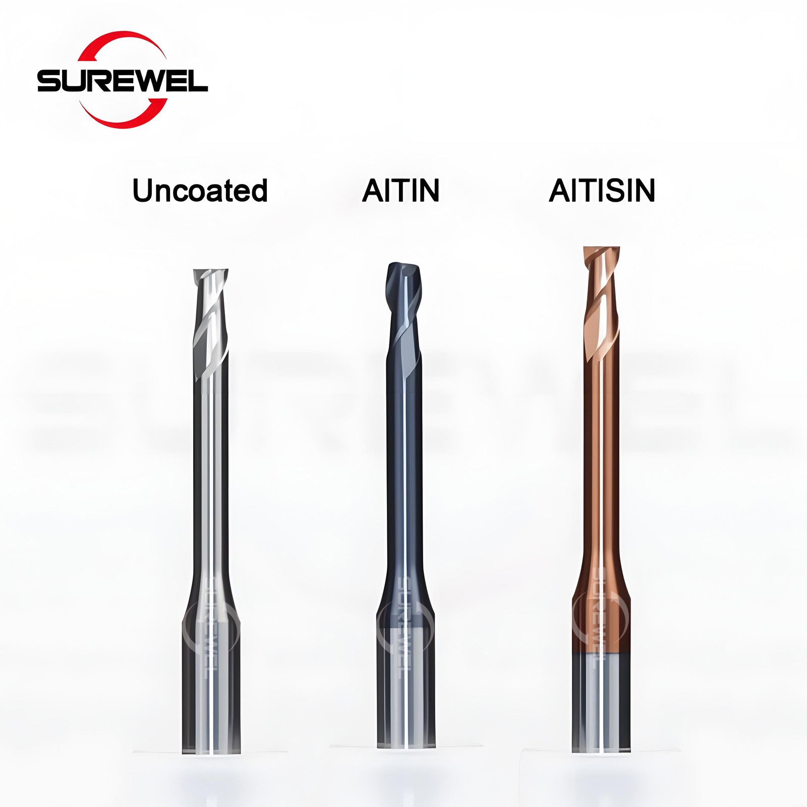 2 Flute Carbide Long Neck Milling Micro Diameter End mill 0.2mm to 3mm CNC tools